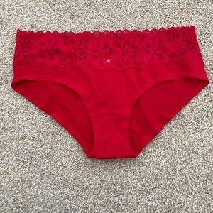Victoria’s Secret red panties